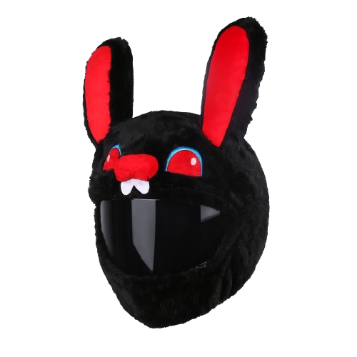 BLACK RABBIT | Helmet Cover