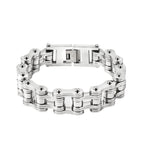 Motorcycle Chain Bracelet – Stainless Steel Biker Style (Multiple Styles)