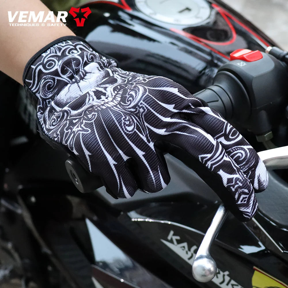 SKULL Motorcycle Gloves – Lightweight & Protective