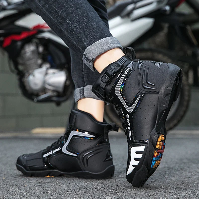 Engine Motorcycle Shoes – Street Riding Protection & Comfort