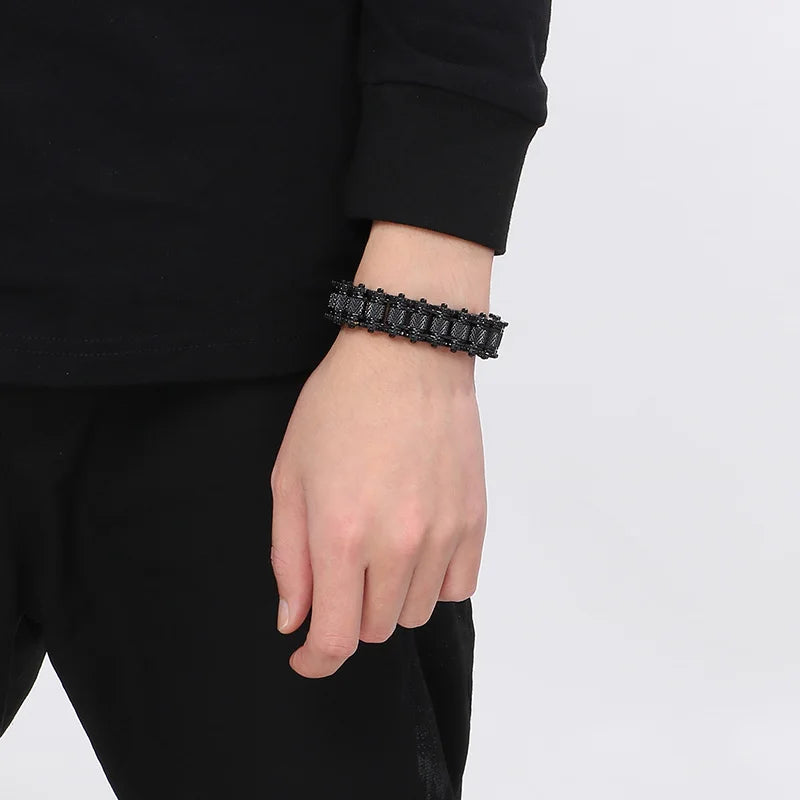 Stainless Steel MOTORCYCLE CHAIN Bracelet