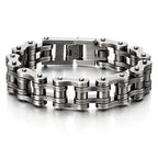 Motorcycle Chain Bracelet – Stainless Steel Biker Style (Multiple Styles)