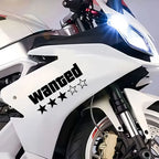 Motorcycle Sticker "WANTED" ★★★★★ Grand Theft Auto (GTA)