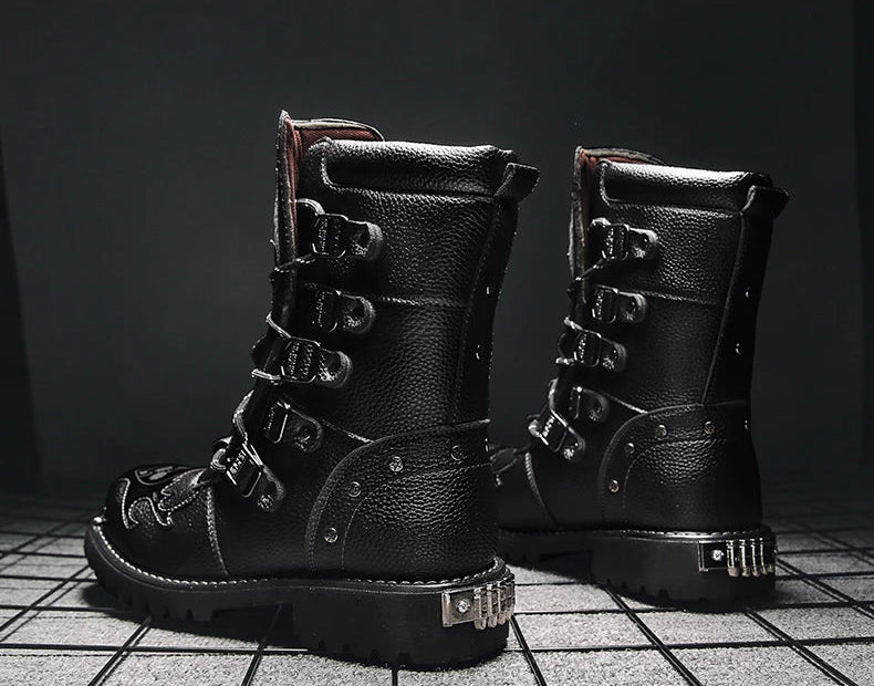 Bullet Motorcycle Combat Boots