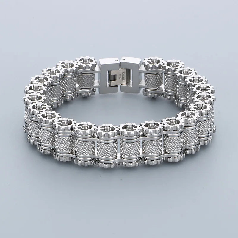 Stainless Steel MOTORCYCLE CHAIN Bracelet