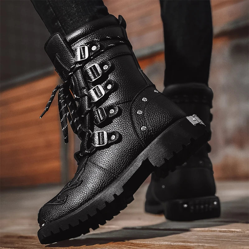 Bullet Motorcycle Combat Boots