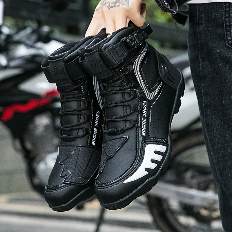 Engine Motorcycle Shoes – Street Riding Protection & Comfort