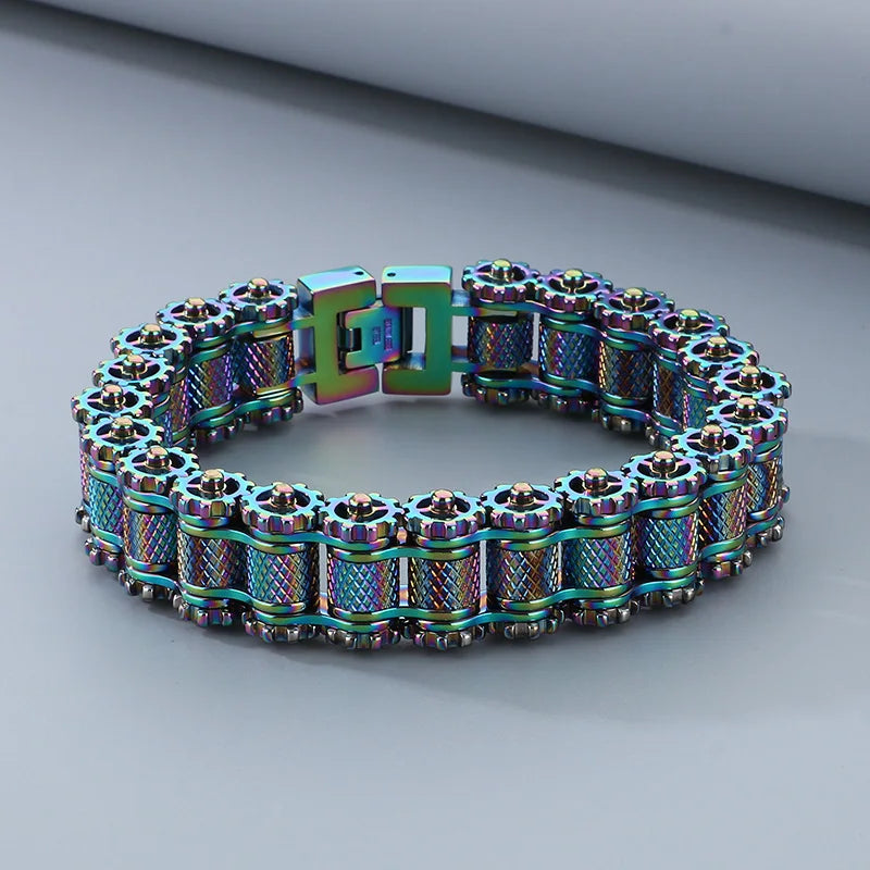 Stainless Steel MOTORCYCLE CHAIN Bracelet