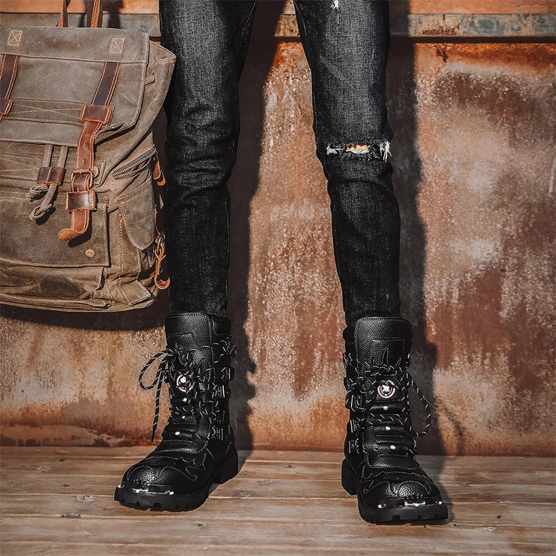 Bullet Motorcycle Combat Boots