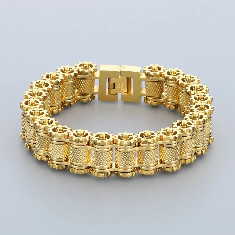 Stainless Steel MOTORCYCLE CHAIN Bracelet