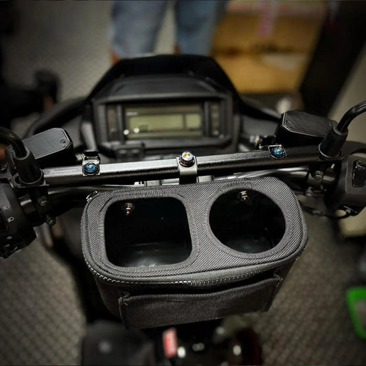 Motorcycle Storage Drink Cup Holder with Crossbar Mount