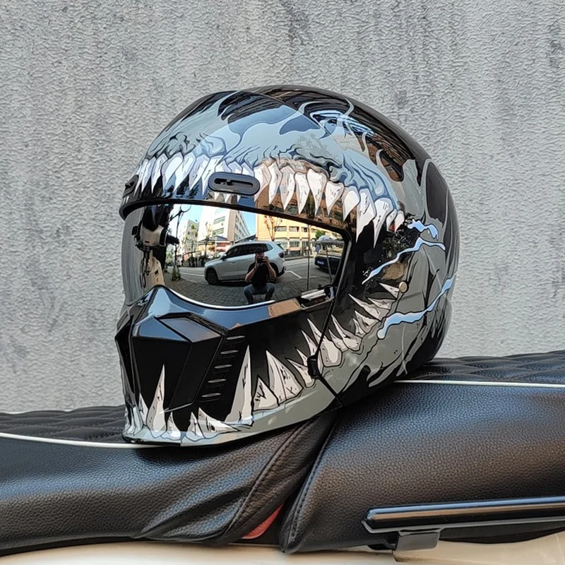 Futuristic Motorcycle Helmet | DOT Approved
