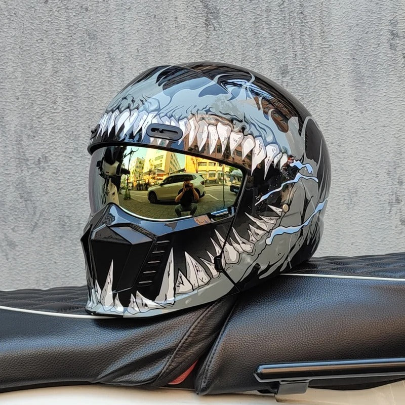 Futuristic Motorcycle Helmet | DOT Approved